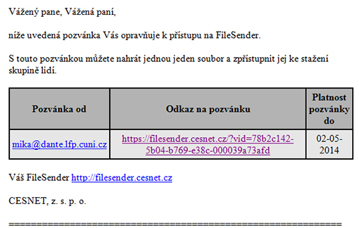 Pozvánka
