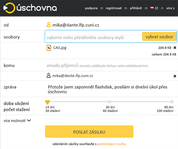 úschovna úschovna